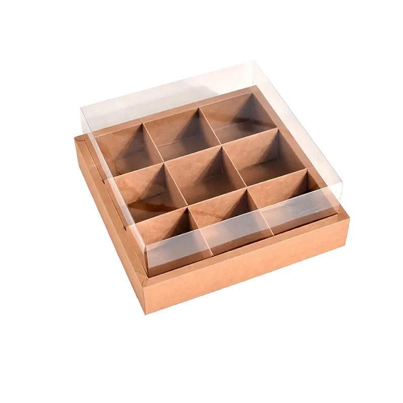 5PCS Kraft Paper Lunch Boxes Picnic Camping Food Containers Bento Sushi Packing - S-5Pcs