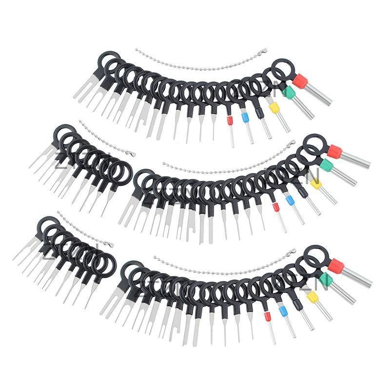 70Pcs Set Pin Ejector Wire Kit Extractor Auto Terminal Removal Connector Tool
