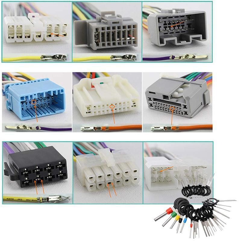 70Pcs Set Pin Ejector Wire Kit Extractor Auto Terminal Removal Connector Tool