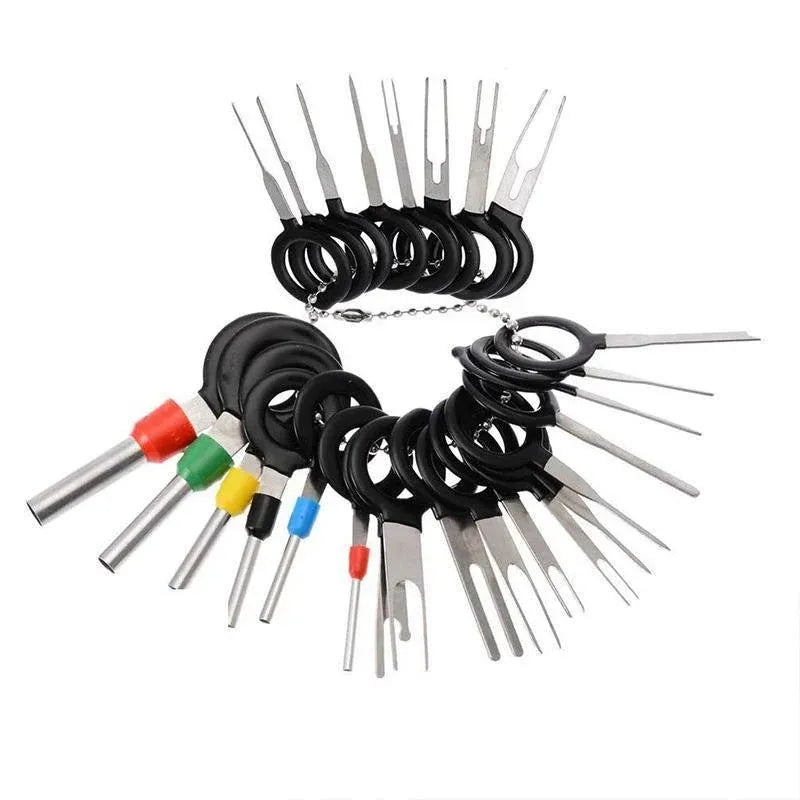 70Pcs Set Pin Ejector Wire Kit Extractor Auto Terminal Removal Connector Tool