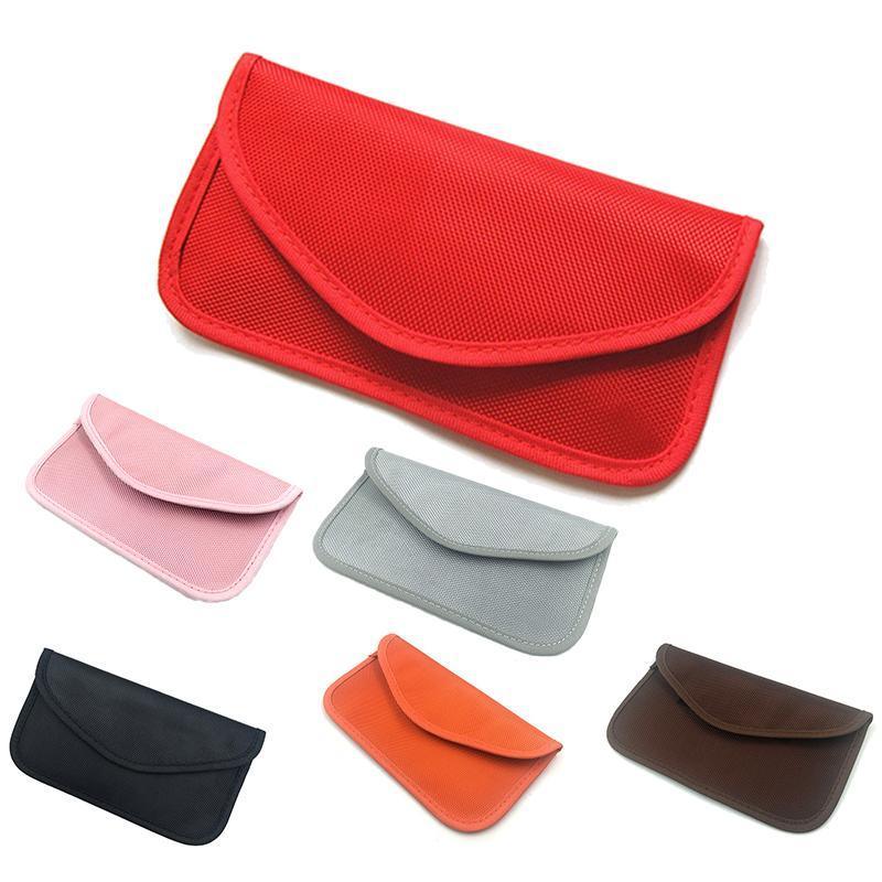Car Key Case For Faraday Cage Fob Pouch Keyless RFID Blocking Bag - Pink