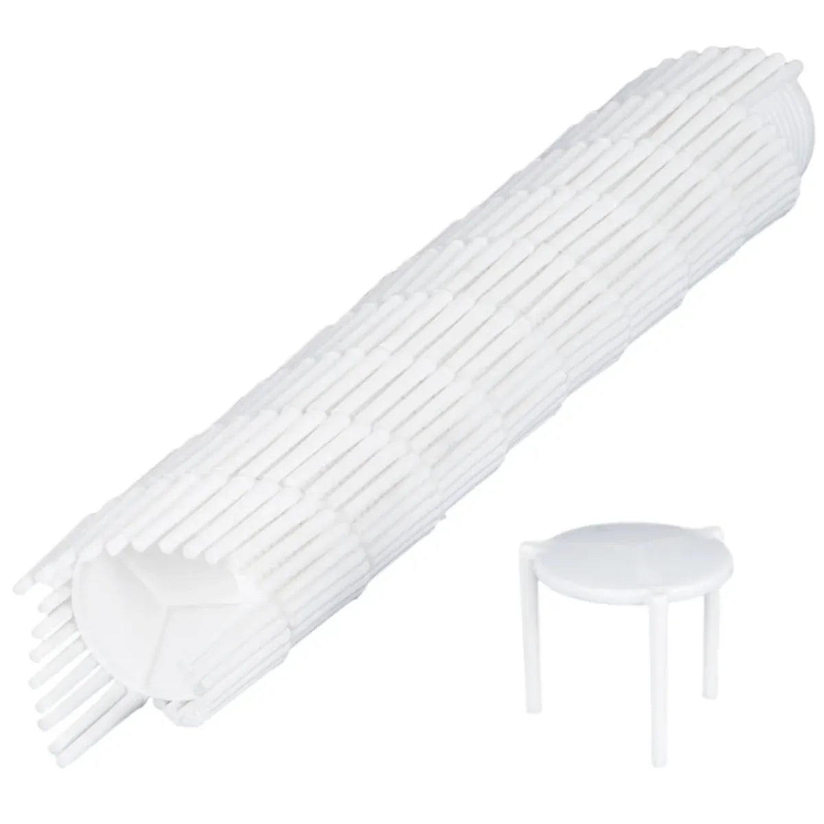 500 PCS White Pizza Saver Tripod Stand Anti-Sticking Pizza Slice Holder Tool