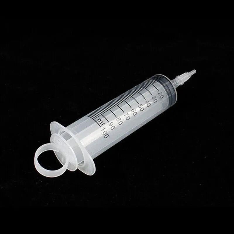 100-200Ml Reusable Hydroponics Nutrient Measuring Syringe - 100ML