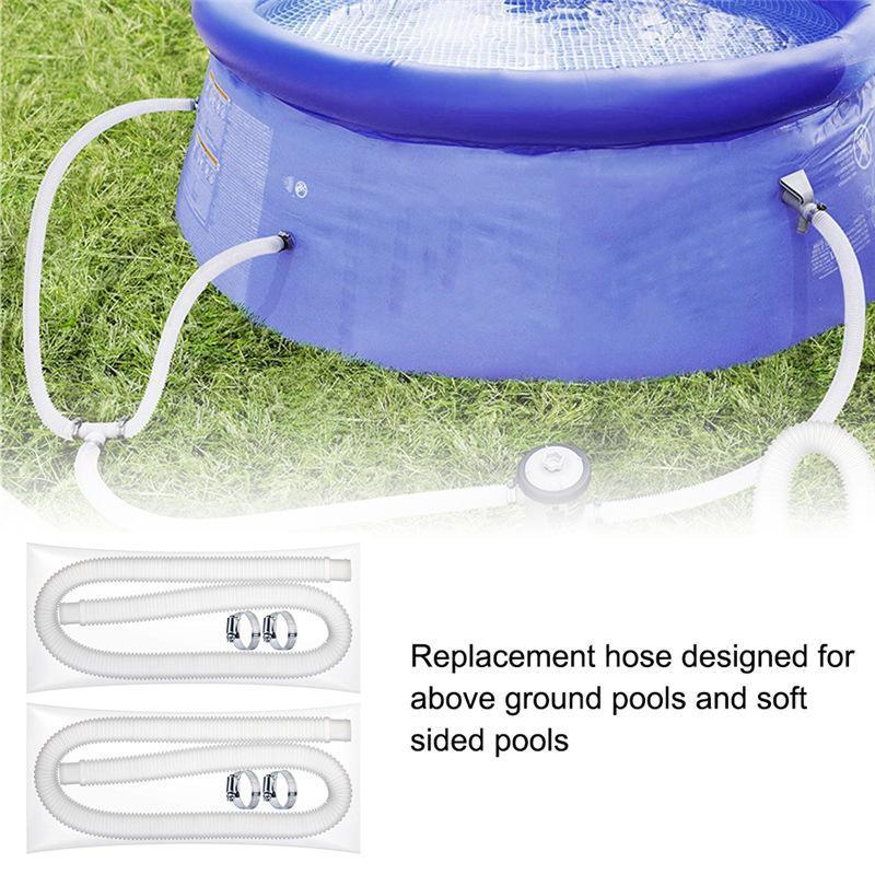 2 x Genuine Intex Hose Pipe for Above Ground Swimming Pool Pump Filter 32mm