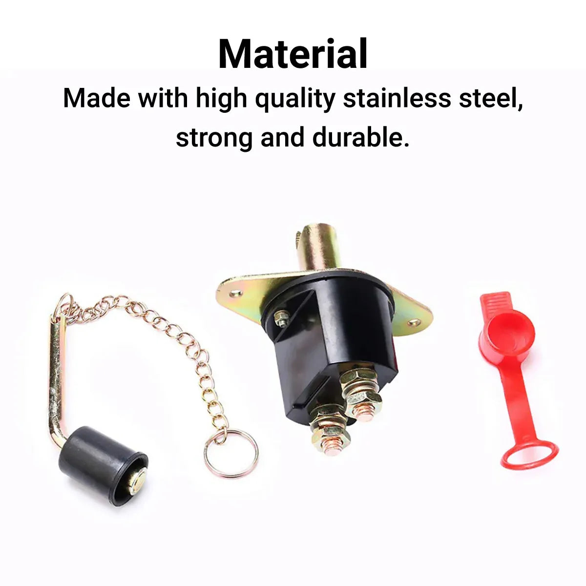 12/24V Heavy Duty Boat Car Battery Isolator Disconnect Cut off Power Kill Switch