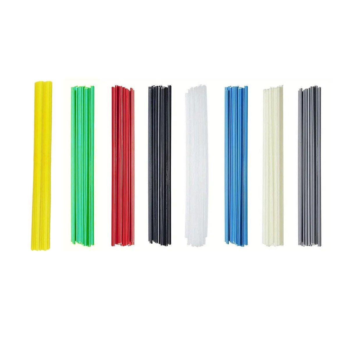 Bumper Plastic Welding Rod Torch 50CM/25CM Assorted Colours and Materials - Yellow - PP 20cm