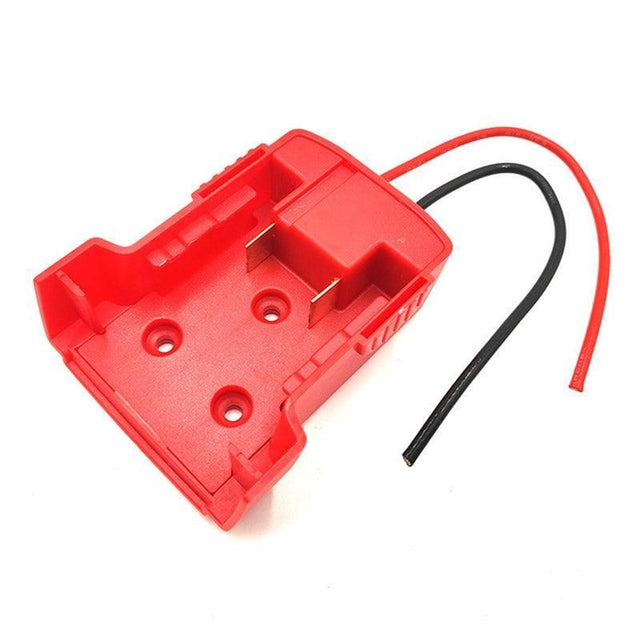 Diy Milwaukee M18 Xc 18V Diy Project Battery Adapter/Base Power 2 Wirings - Red