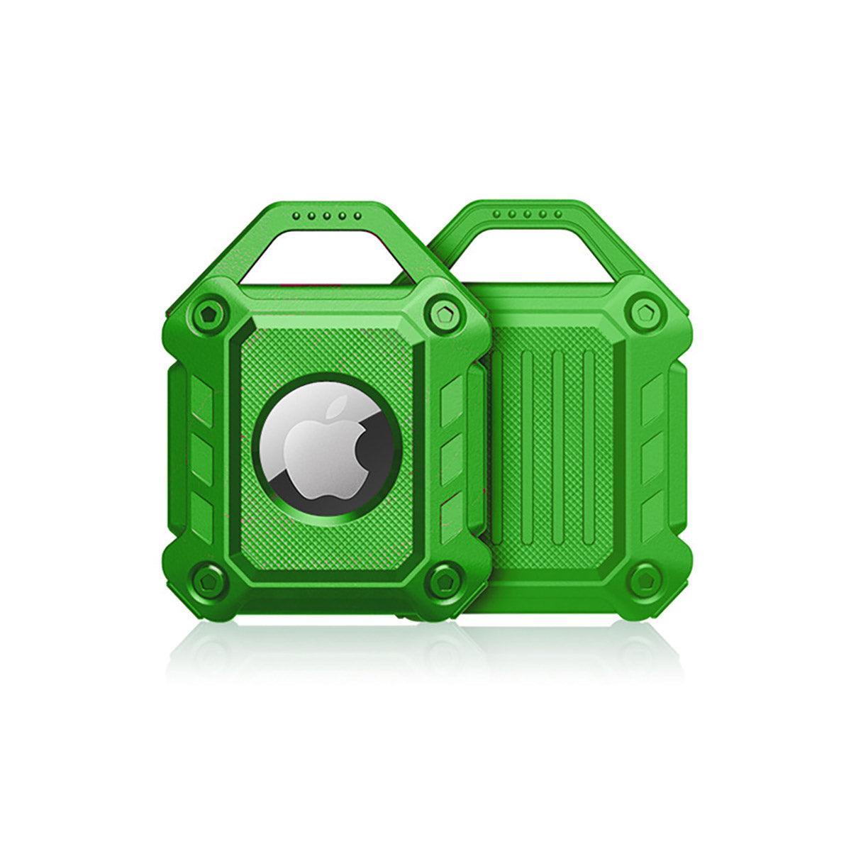 Waterproof Apple AirTag Protective Case TPU Cover Air Tag Tracker Loop Holder - Yellow