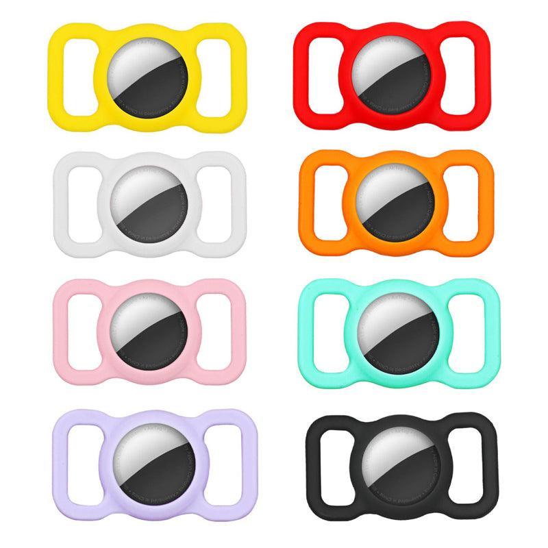 Silicone Collar Attachment Case Compatible with Tracking Device for Pets - Pink