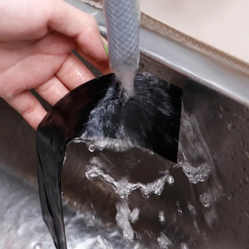 3PCS 3m Carbon Fiber Car Sticker Door Sill Anti-Scratch Tape DIY Protection Film