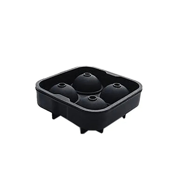 Ice Cube Ball Maker Big Silicone Mold Sphere Whiskey Round Mould 4 Circular grid
