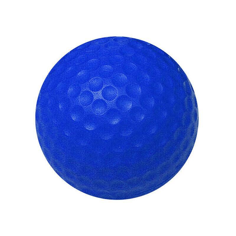 Indoor Outdoor Golf Training Foam Balls 12 Pack PU Soft Practice Accessories - Yellow