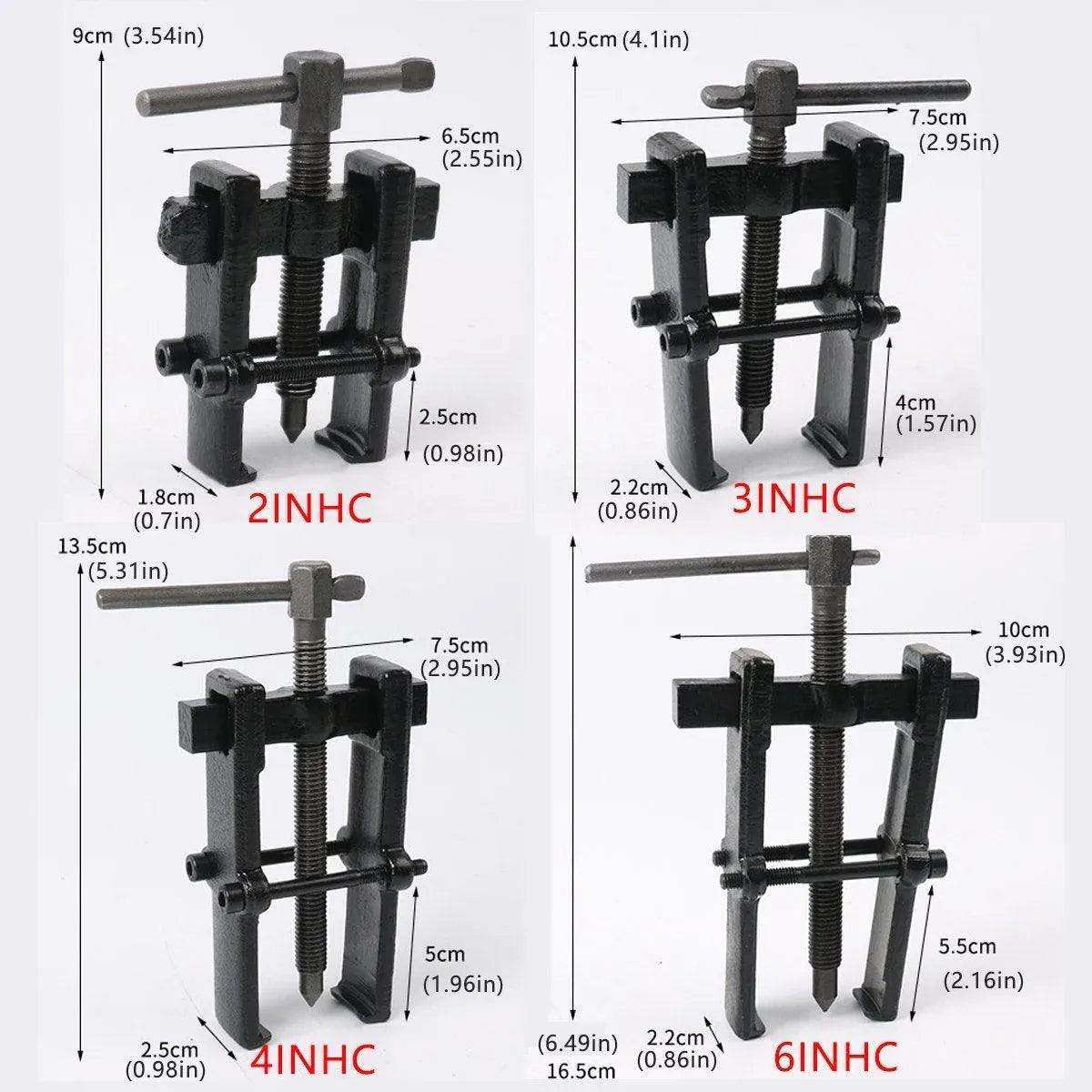 Small Wheel Bearing Puller Two Claws Dismantling Multifunctional Remover Tool - 3 inch
