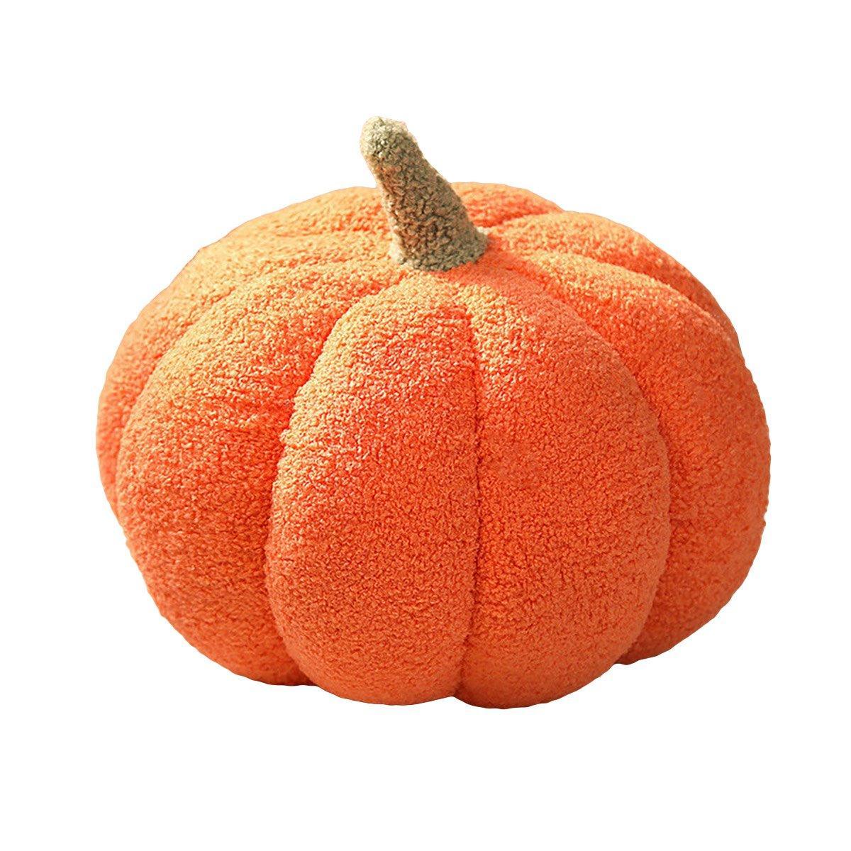 Soft Plush Pumpkin Pillow Cushion Sofa Living Room Bay Window Decor Indoor Toy - Dark Green