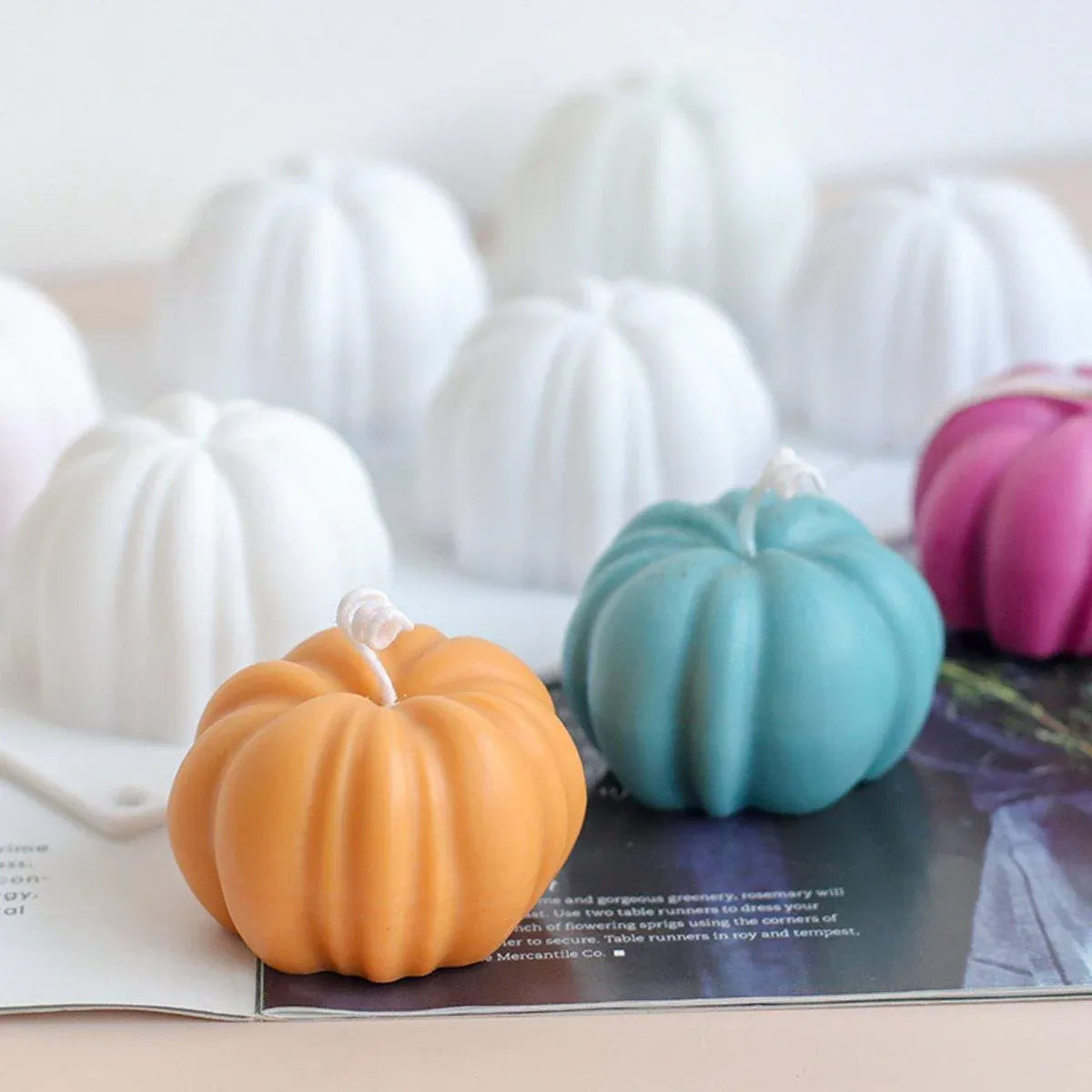 Halloween Silicone Chocolate Cake Mold Pumpkin Mold Baking DIY Handmade Soap