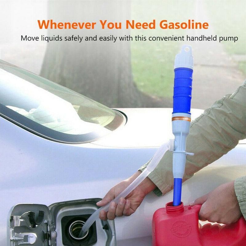 Electric Syphon Transfer Pump for Diesel Fuel Oil Water Battery Powered Hand Tool - Red