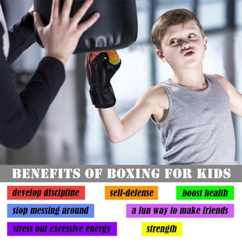 Boxing Sparring Training Gloves MMA Kickboxing Punching Gloves for Practice Sessions - Red