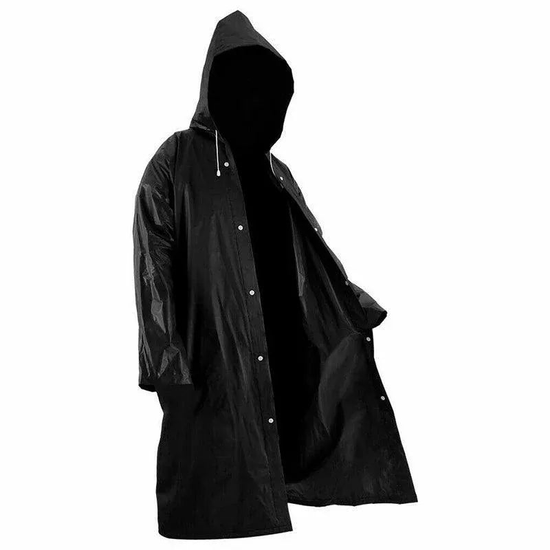 Waterproof Raincoat Jacket Mens Womens Long Hooded Rainwear Eva Rain Coat Au