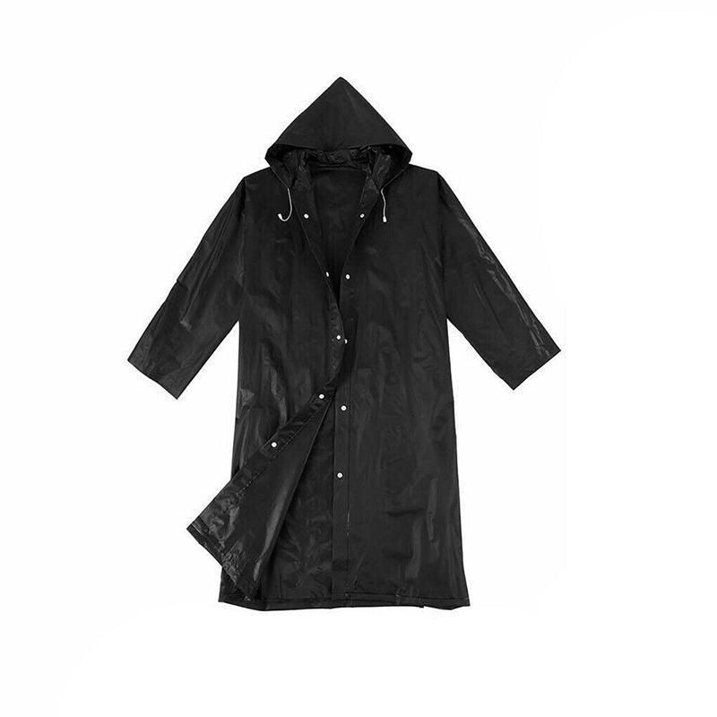 Waterproof Raincoat Jacket Mens Womens Long Hooded Rainwear Eva Rain Coat Au