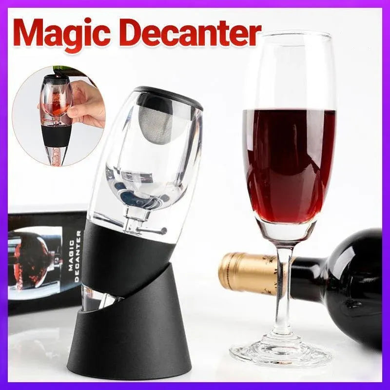 New Magic Decanter Essential Red Wine Aerator Sediment Filter