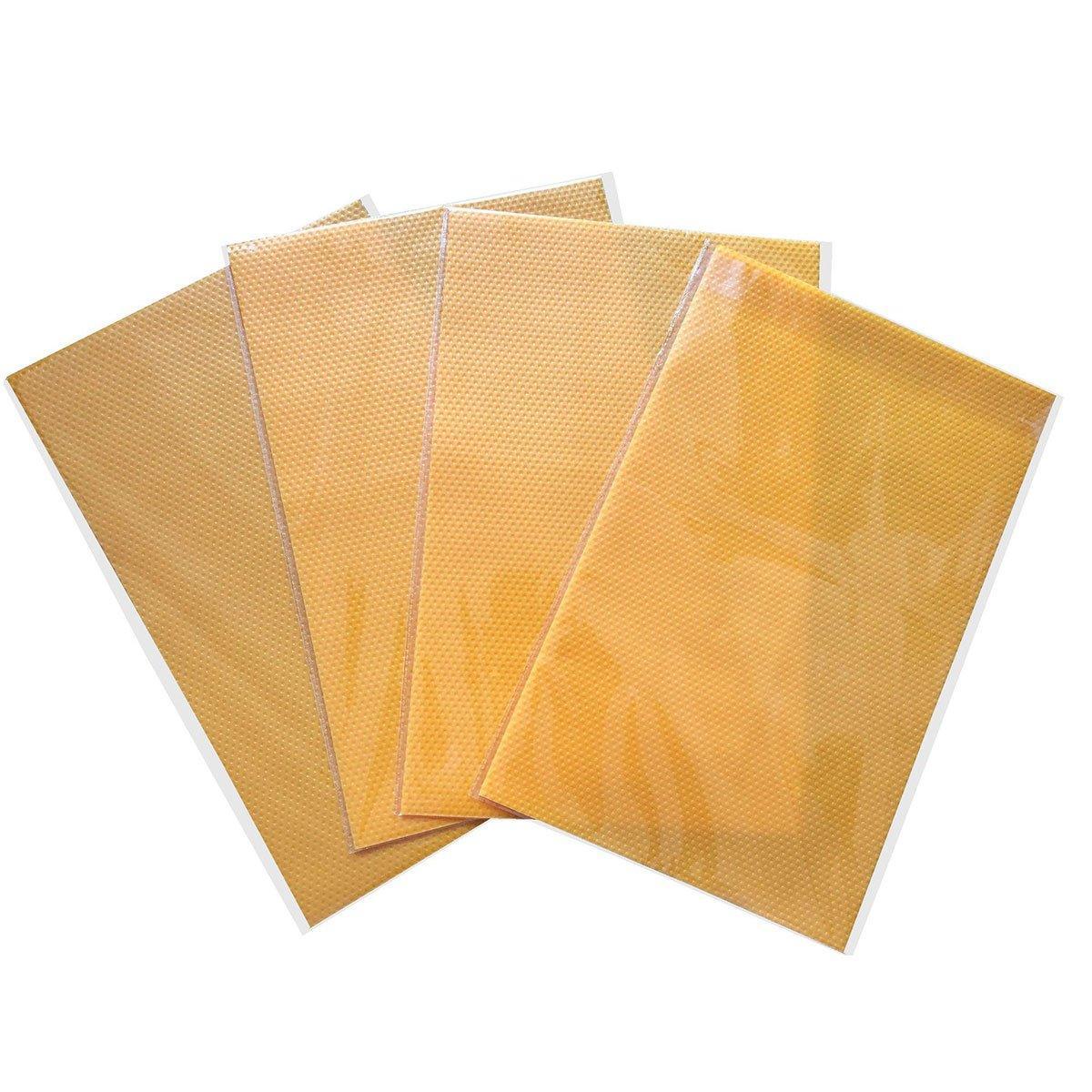 4PCS Cuttable Kitchen Anti-slip Mat Anti-fouling Refrigerator Drawer Liner Mat - White