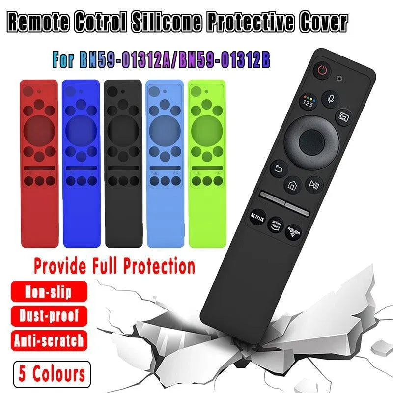 Remote Control Cover Silicone Case For Samsung Smart Tv Bn59-01312A/01312B - Blue