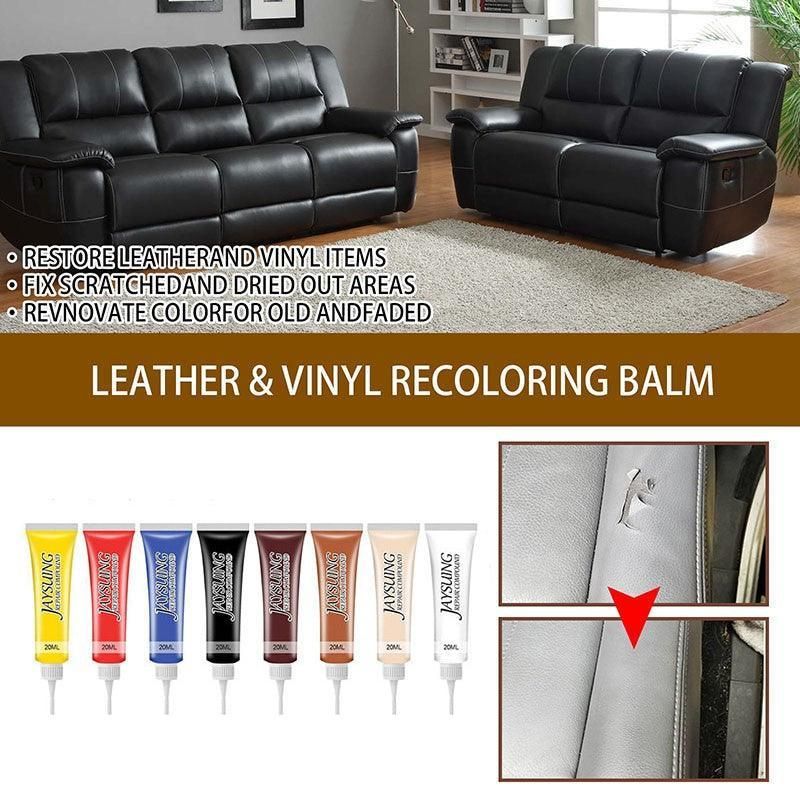 dvanced Leather Repair Gel Kit Filler for Sofa Auto Interior and Scratch Restoration - Walnut
