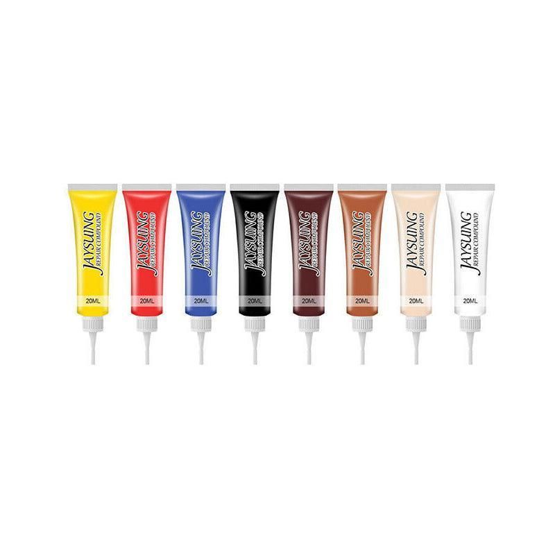 dvanced Leather Repair Gel Kit Filler for Sofa Auto Interior and Scratch Restoration - Yellow