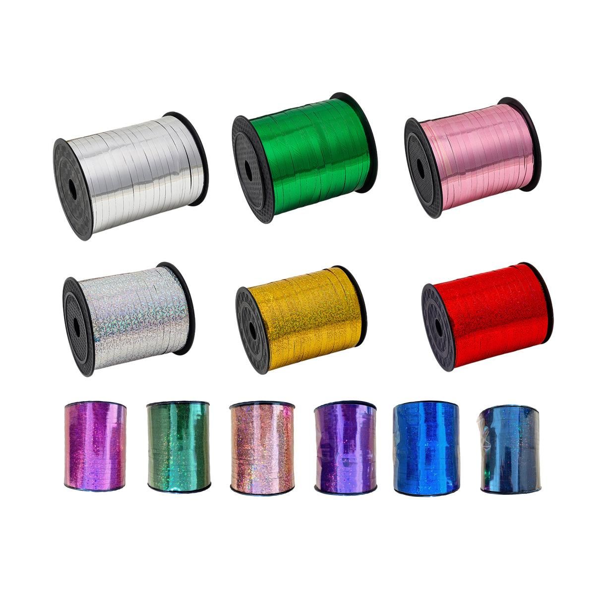 5mm Balloon Ribbon Curling Party String Gift Wrap Decoration Birthday Wedding - Laser-Black