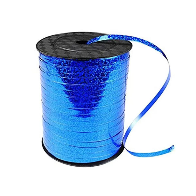 5mm Balloon Ribbon Curling Party String Gift Wrap Decoration Birthday Wedding - Laser-Blue