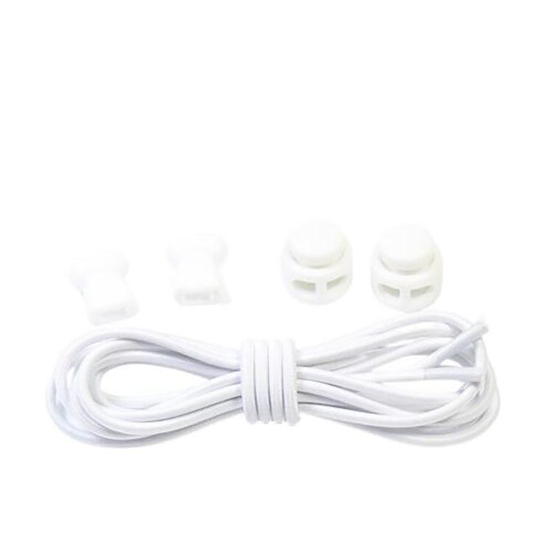 No Tie Elastic Shoelaces with Toggle Locks for Sneakers Running Walking Shoes - Rose Red