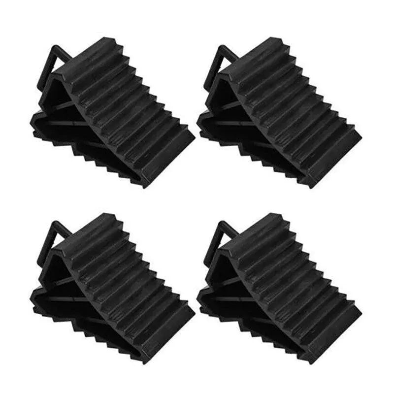4Pcs Heavy  Wheel Chock Tough Chocks Stops Car Trailer Boat Caravan Au Stock