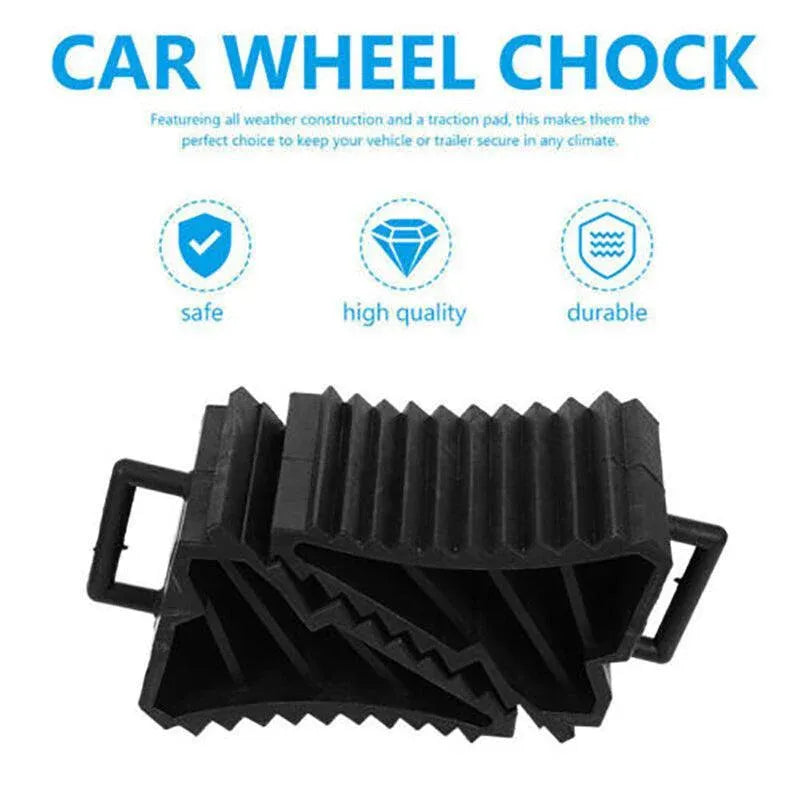 4Pcs Heavy  Wheel Chock Tough Chocks Stops Car Trailer Boat Caravan Au Stock