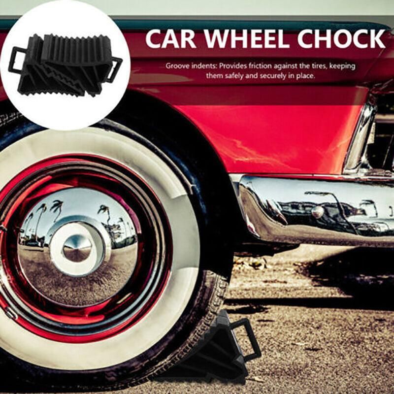4Pcs Heavy  Wheel Chock Tough Chocks Stops Car Trailer Boat Caravan Au Stock