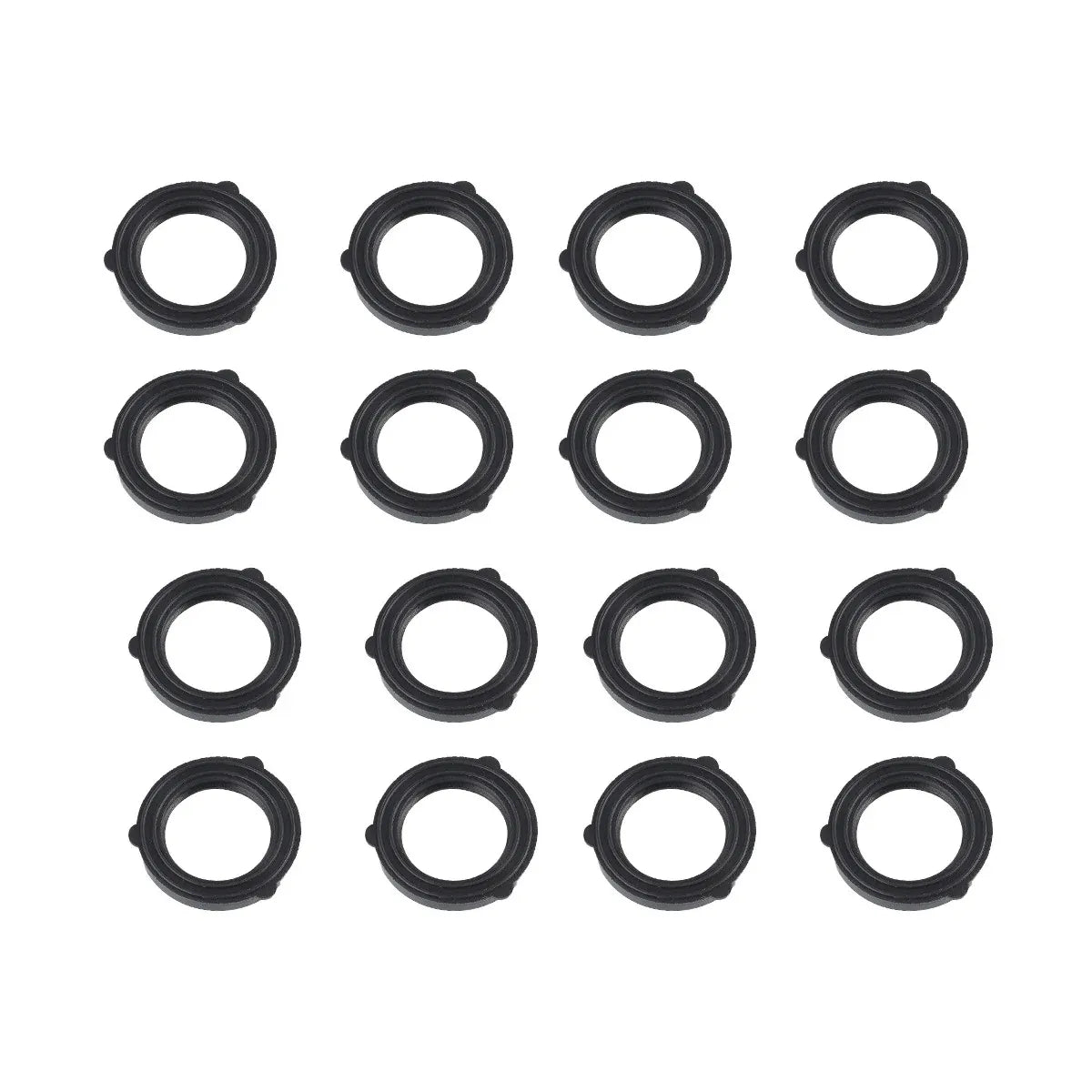 100pcs Silicone Rubber Seal Gasket Ring for Pipe Fitting Water Leak Proof - 1/2 inch Gasket
