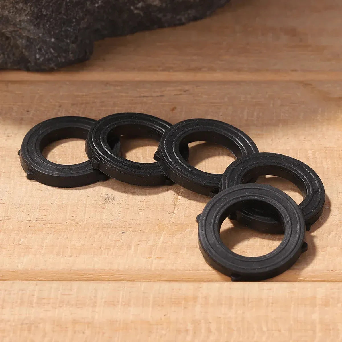 100pcs Silicone Rubber Seal Gasket Ring for Pipe Fitting Water Leak Proof - 1/2 inch Gasket