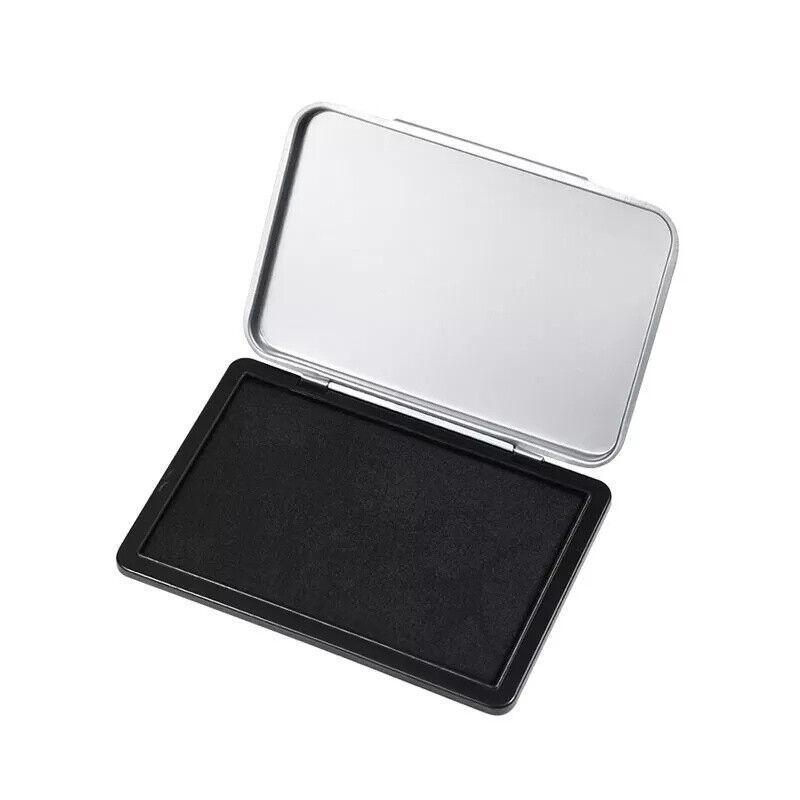 Ink Pad for Rubber Stamps and Fingerprint Crafts Non Toxic Ink for Office and DIY Use - Red