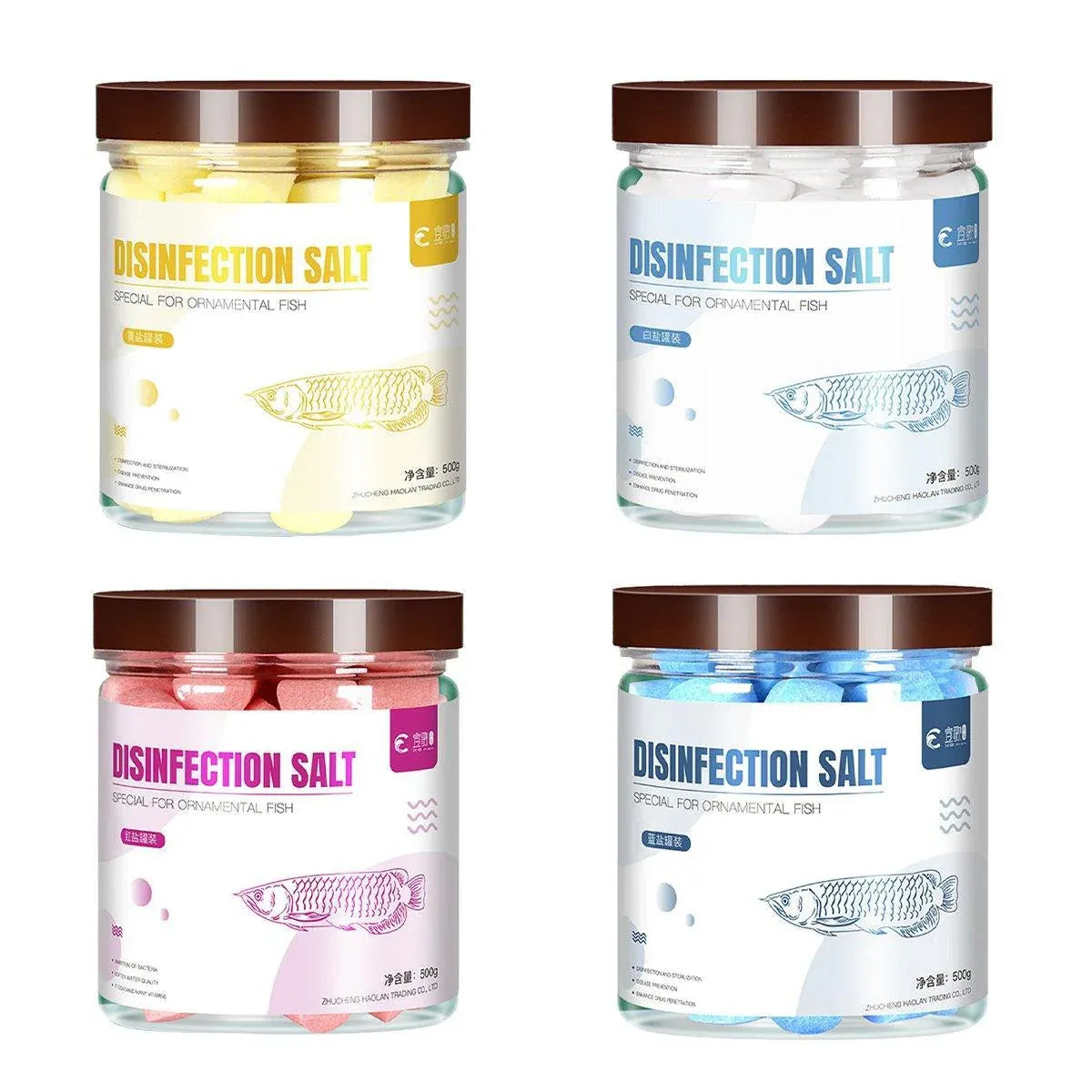 Aquarium Sea Salt Water Treatment Universal Powder For Fish Tank Purification - Red