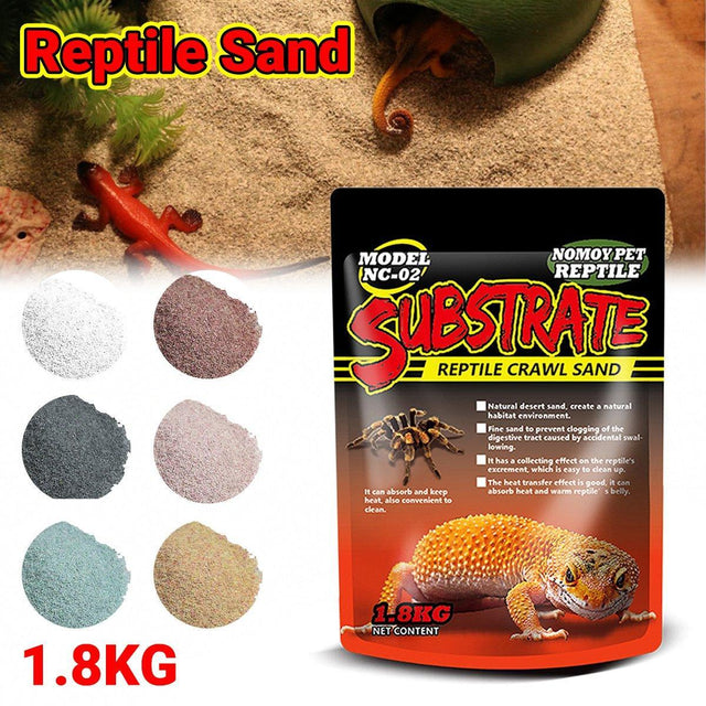 Pet Sand for Tortoises Snakes Lizards Spiders Multi colour Habitat Grey Blue