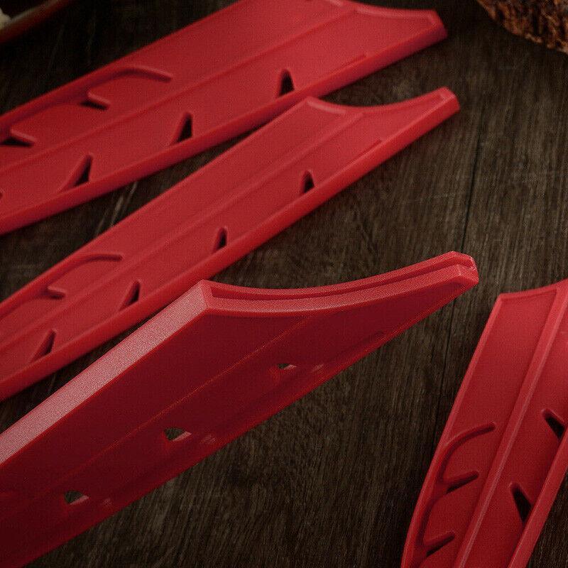 Plastic Knife Sheath Edge Guard Cover Scabbard Slicing Blade Red Protector Chef - Scabbard-5in