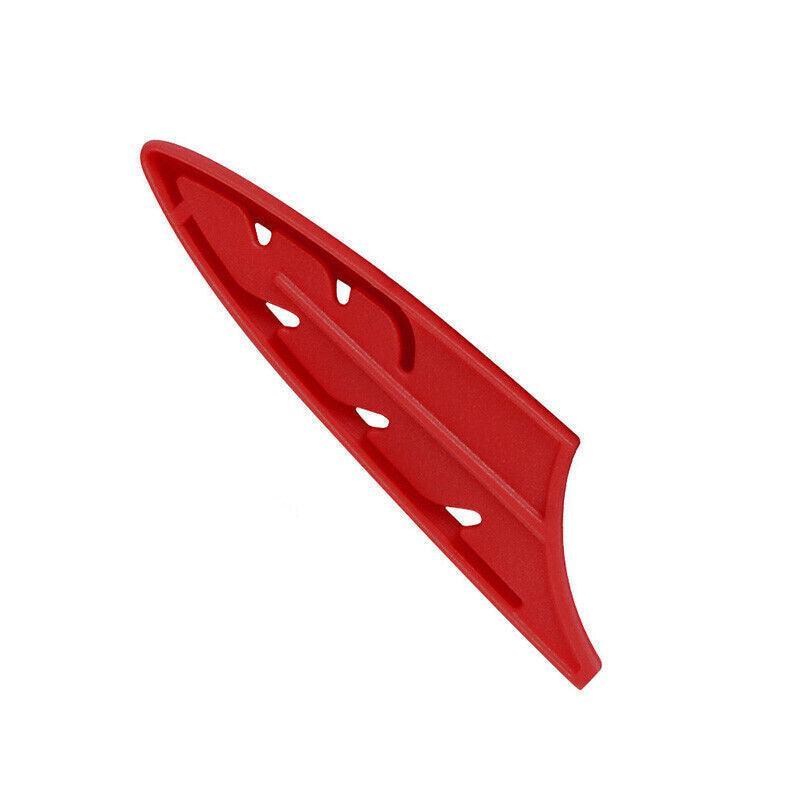 Plastic Knife Sheath Edge Guard Cover Scabbard Slicing Blade Red Protector Chef - Scabbard-7in