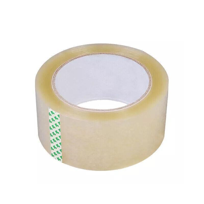Clear Packing Tape 48mm x 100m for Carton Sealing 6 to 48 Rolls - 6 Rolls