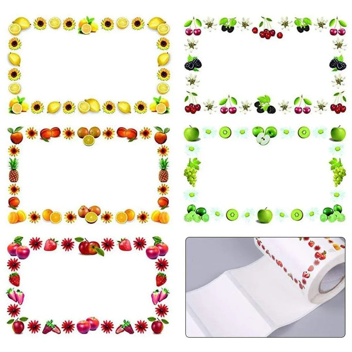 500X Adhesive Freezer Kitchen Food Stickers Label Food Storage Label