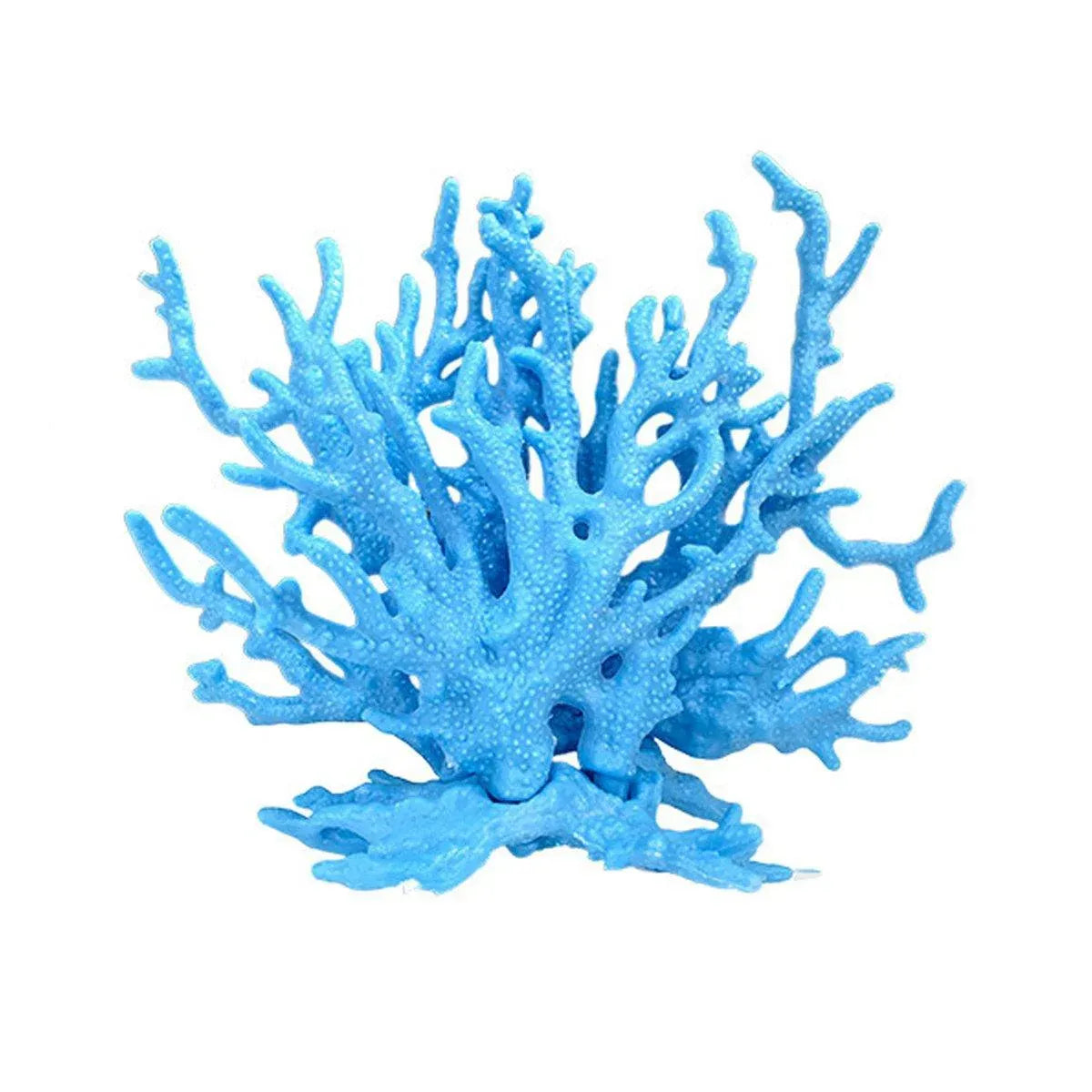 Soft Coral Realistic Water Plants Aquarium Decoration Fish Tank Seawater Set - Blue