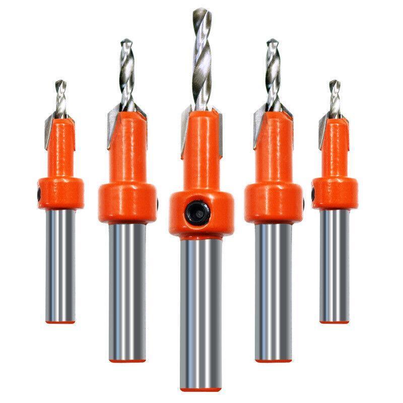 Hexagon Shank Countersink Drill Bit Woodworking Screw Wood Hole Drill Bit 8Mm