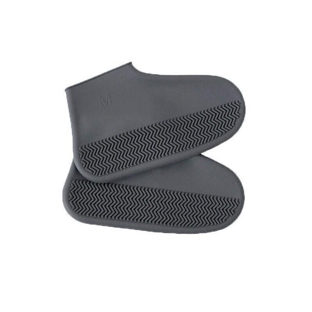 Shoe Cover Waterproof Silicone Non Slip Rain Water Rubber Foot Boot Overshoe S - Grey