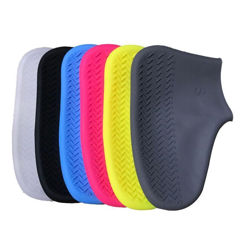Shoe Cover Waterproof Silicone Non Slip Rain Water Rubber Foot Boot Overshoe S - Yellow