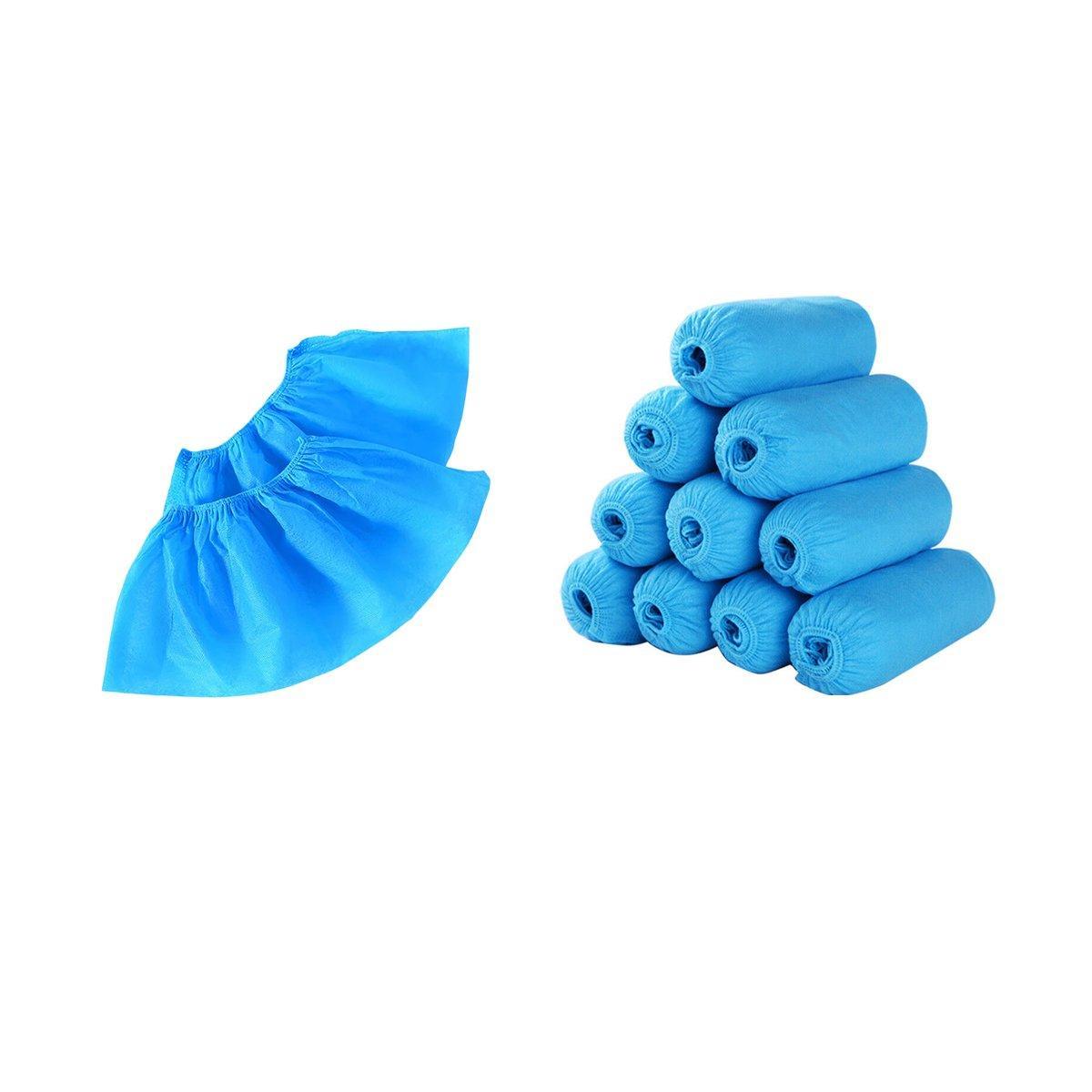 Disposable Non-woven Shoe Covers Anti Slip Boot Cleaning Overshoes 25-100 Pairs - 25 Pairs