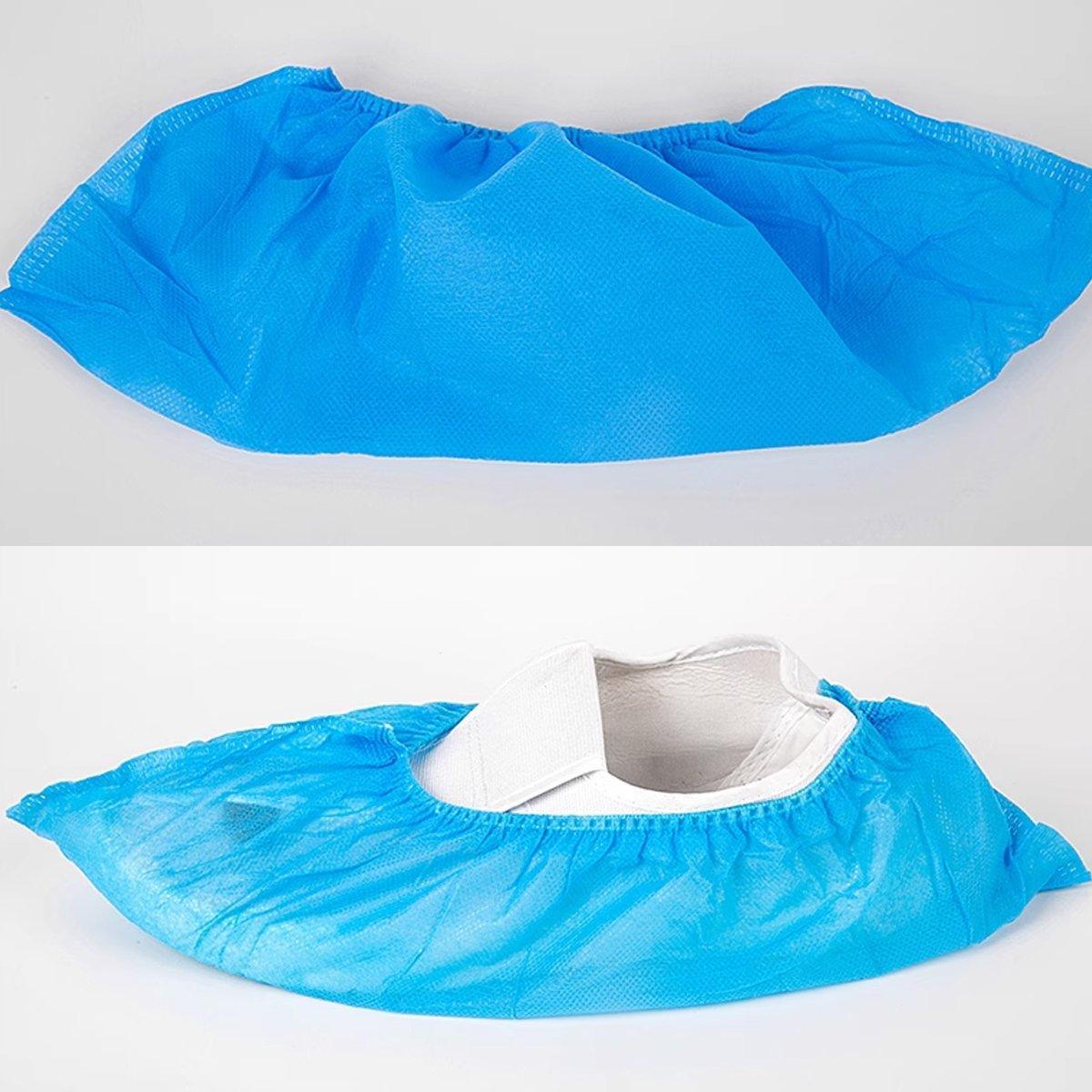 Disposable Non-woven Shoe Covers Anti Slip Boot Cleaning Overshoes 25-100 Pairs - 25 Pairs