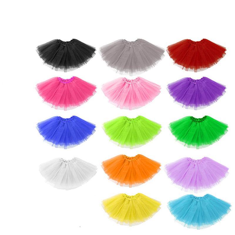 Womens Tulle Tutu Skirt Dressup Party Costume Ballet  Dance Wear - Green